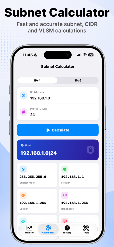 Subnet Calculator Interface