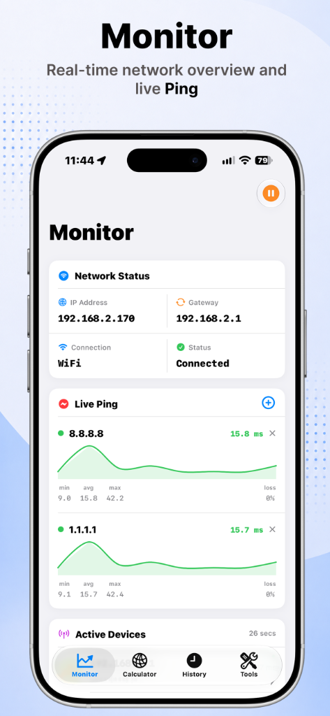 ForgeNetzwork Live Monitor Screenshot